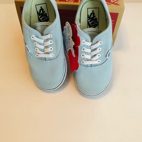Vans Era Unisex Slip-on Elastic Lace Light Blue Toddler - Picture 2 of 4